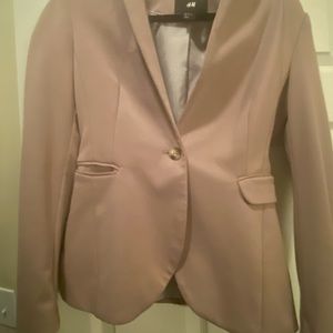 H&M Cream colored Blazer. Size 8.
